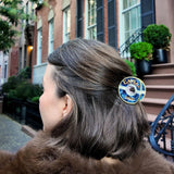 Hand-Painted Caviar Claw Hair Clip