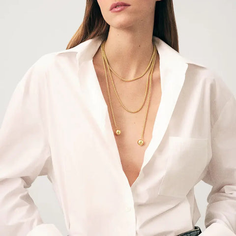 Audrey Lariat Necklace