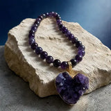 Amethyst Beaded Necklace