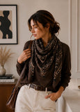 Large Woolen Square Bandana | Cafe