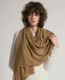 Sheer Cotton Long Scarf