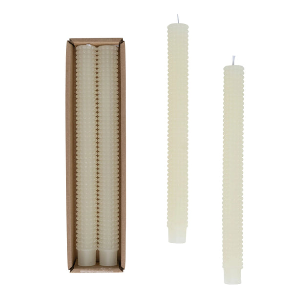 Unscented Taper Candles in Box :: Set of 2