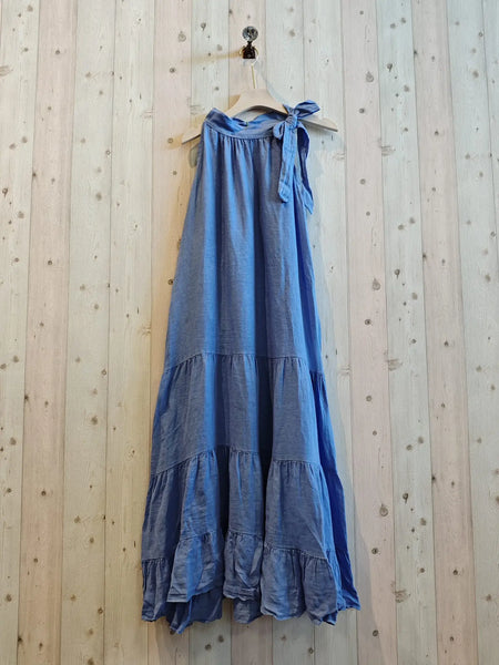 Linen Bow Dress