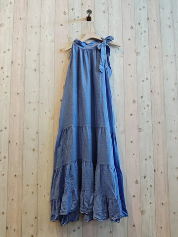 Linen Bow Dress
