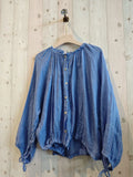 Linen Long Sleeve Blouse