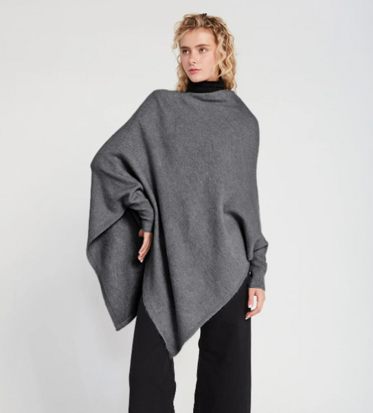 Triangle Poncho with Sleeves