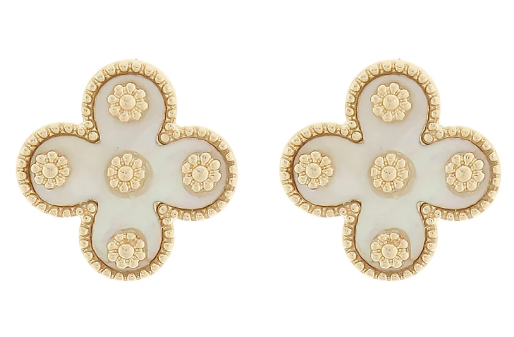 Antique Clover Studs