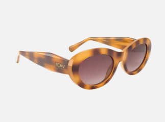 Cora Milky Tortoise | Kohv Sunglasses