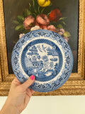 China Plate Grandmillennial Mousepad: Blue & White