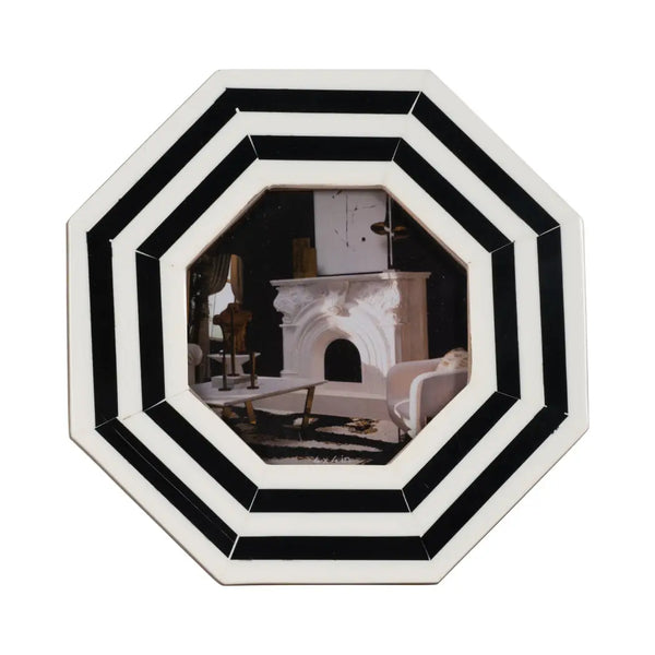 Resin Lines Octagon Photo Frame
