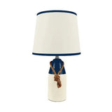 Ceramic Buoy with Rope 17" Table Lamp