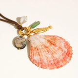Sassari 18K Gold Non-Tarnish Coastal Shell Charm Necklace