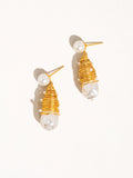 Orson 18K Gold Non-Tarnish Pearl Drop Earring