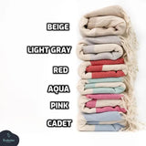 Turkish Towel - Cabana Design Quick Dry Beach Towel - Beige