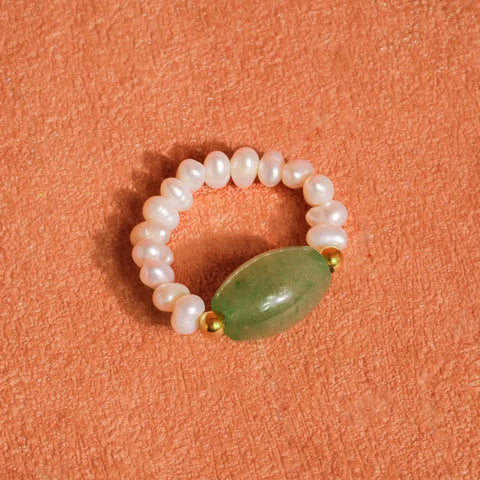 Pearl Stone Ring