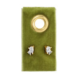 Double Pear-Shaped Studs