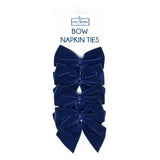 Velvet Bow Napkin Ties | Set of 4