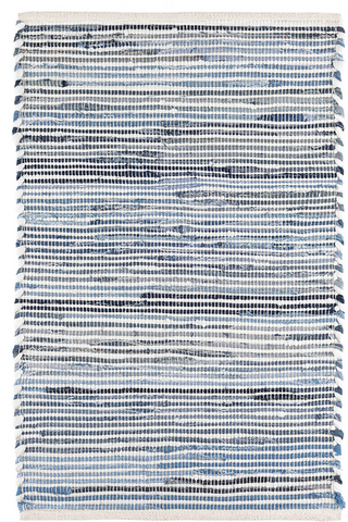 Dash & Albert :: Denim Rag Ribbed Handwoven Cotton Rug