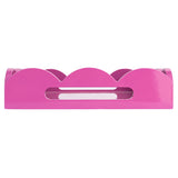 Fuchsia Scalloped Tray