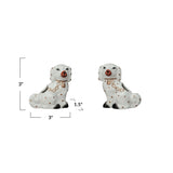 Ceramic Staffordshire Dog Shaped Toothpick Holder
