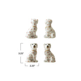 Ceramic Dog Shaped Salt & Pepper Shakers (Set of 2)