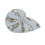 Marble Nautilus Shaped Cheese/Serving Board