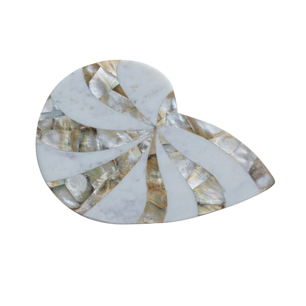 Marble Nautilus Shaped Cheese/Serving Board