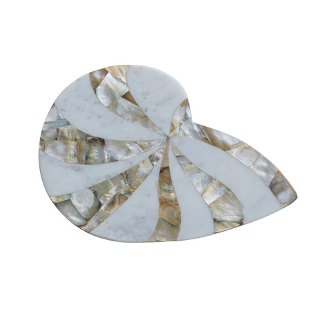 Marble Nautilus Shaped Cheese/Serving Board