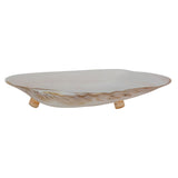 Decorative Natural Shell Footed Dish