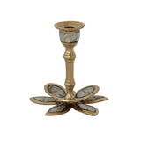 Brass Flower Shaped Taper Holder