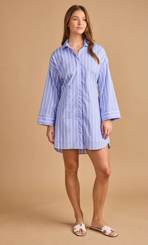 Parker Dress | Aegean Stripe