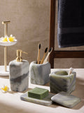 Hanoi Green Onyx Bath Accessories Set