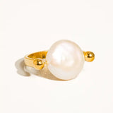 Déodat 18K Gold Non-Tarnish Baroque Pearl Ring