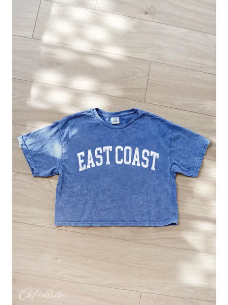 East Coast Cropped Graphic Tee