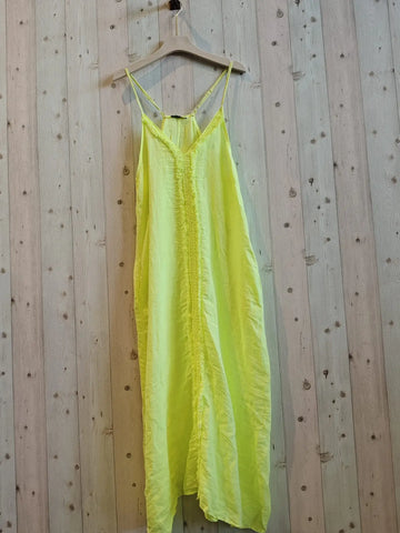 Fluorescent Linen Dress