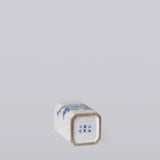 1920s Blue and White Porcelain Peony Square Vase