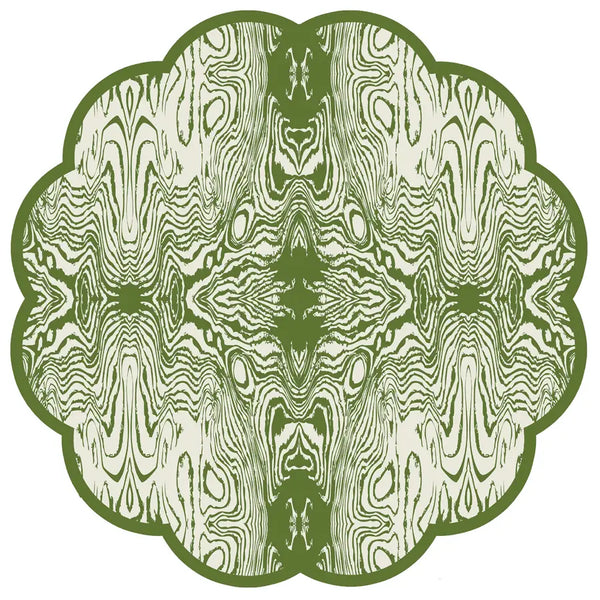 Green Wood X Cotton & Quill Paper Placemats | Set of 24