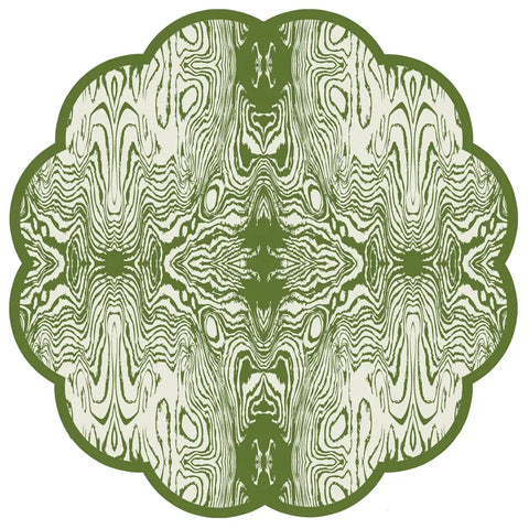 Green Wood X Cotton & Quill Paper Placemats | Set of 24