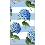 Hydrangeas Stripe Guest Towel