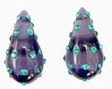 Folly Gem Teardrop Earrings