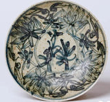 Small Blue and White Porcelain Lotus Dish