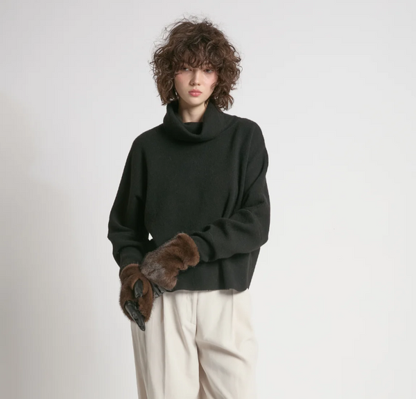 Dolman Funnelneck Pullover