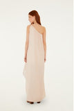 Farm Rio Garden Terrace Pink One Shoulder Maxi Dress