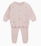 Girls Soft Blooms Knit Set