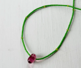 Glass Pendant Necklace
