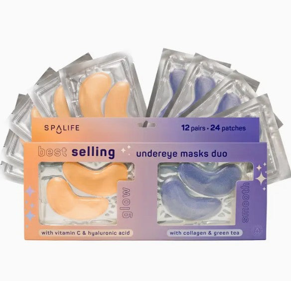 Glow & Smooth Masks Undereye Duo Patches - 12ct