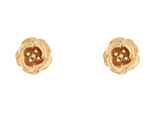 Gold Flower Studs