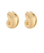 Gold Shell Earring