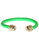 Dome End Color Cable Cuff