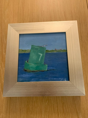 Green Buoy by Sally Barnes